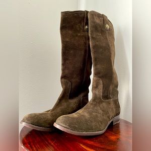 FRYE Olive Suede Boots Size 8.5 Women’s